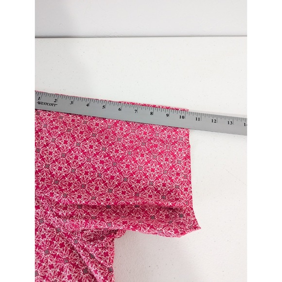 Ariat Shirt Mens XL Button Up Rancher Workwear Paisley Geometric Pink - Picture 8 of 9